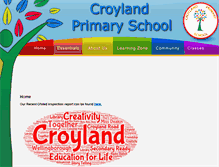 Tablet Screenshot of croylandprimary.co.uk